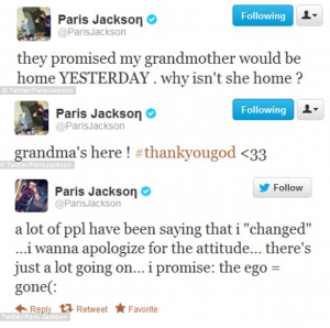 Paris Jackson Apology Tweets 300x298 Paris Jackson Apology Tweets