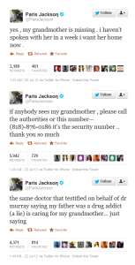 Paris Jackson Tweets 153x300 Paris Jackson Tweets